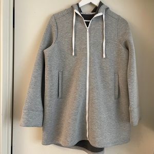 ZARA Scuba Sweatshirt Jacket